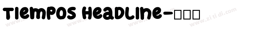 Tiempos Headline字体转换